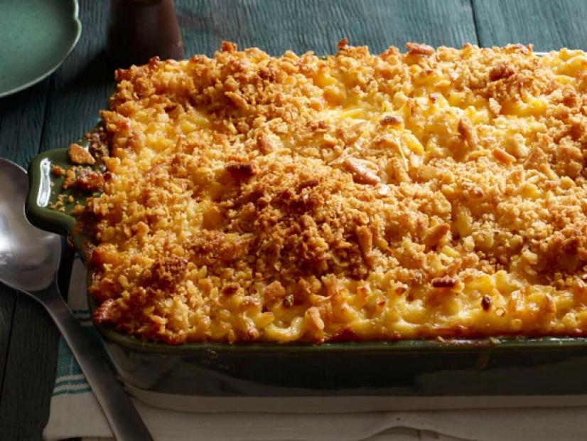 Recipe for baked mac and cheese with ritz crackers